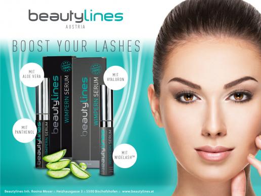 Beautylines Wimpernwachstumsserum