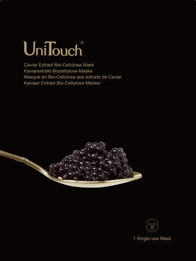 UniTouch  Kaviarextrakt-Biozellulose-Maske  Straffende Gesichtsmaske mit Kaviarextrakt 