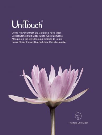 UniTouch  Lotusblütenextrakt-Biozellulose-Gesichtsmaske  Anti-Age Maske mit Lotusblütenextrakt 